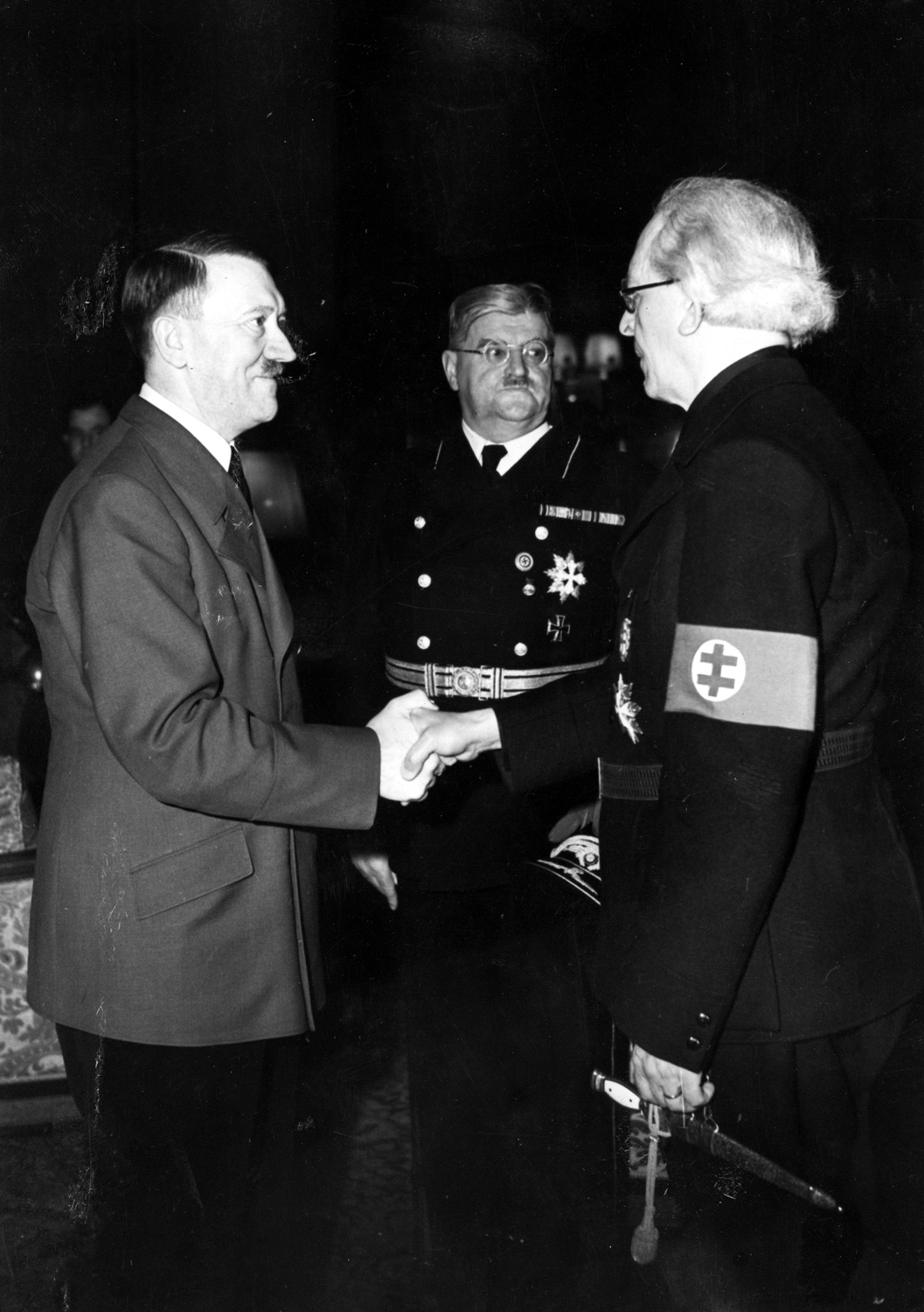 Adolf Hitler receives Slovakian prime minister Vojtech Tuka in Berlin
